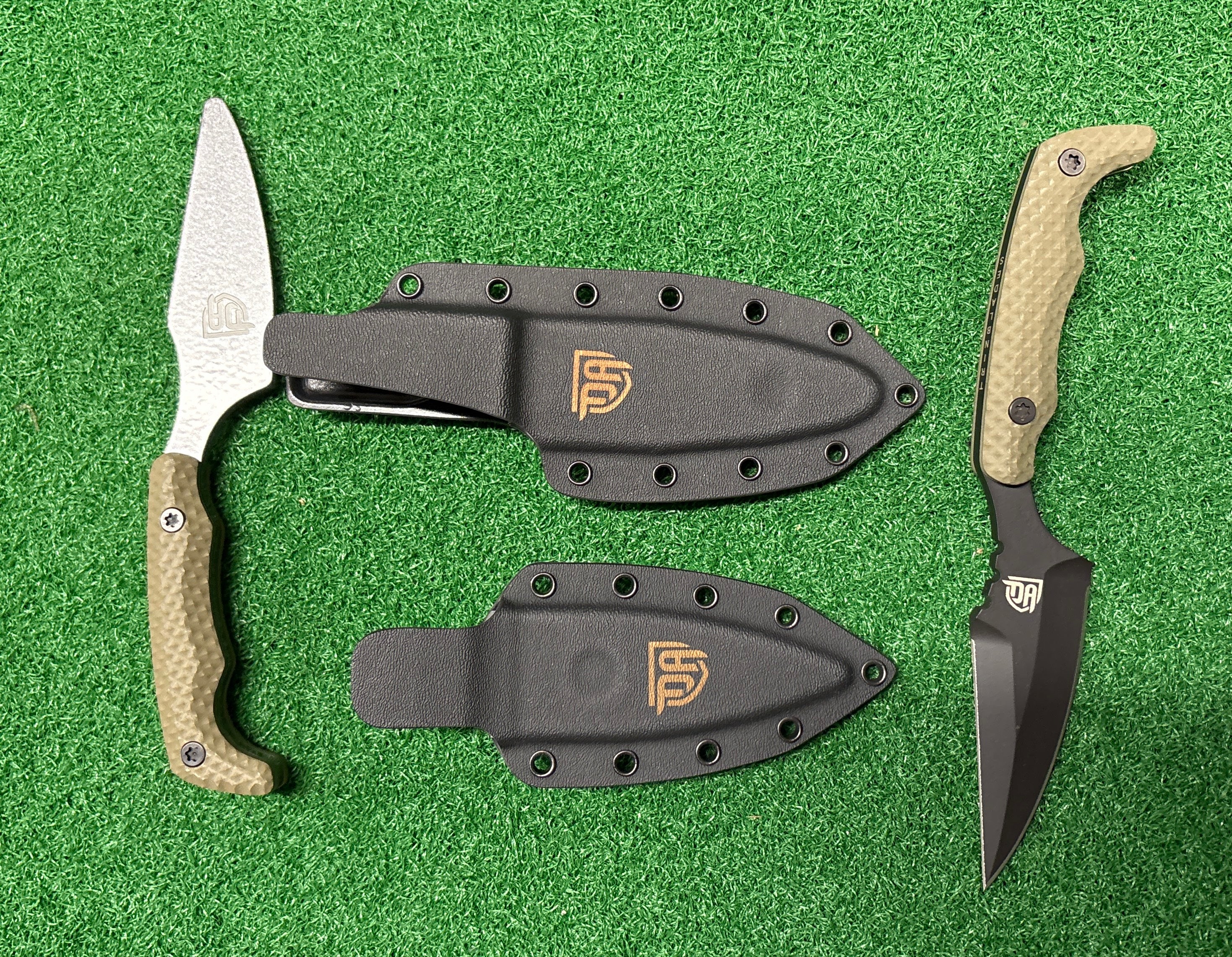 Limited edition DA fixed blade package - Black handle